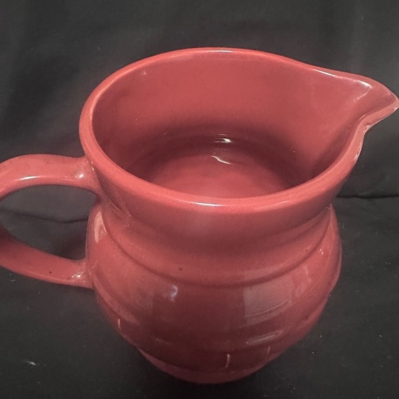 Longaberger Pottery Woven Traditions Paprika Large Pitcher Excellent Condition - Picture 5 of 13